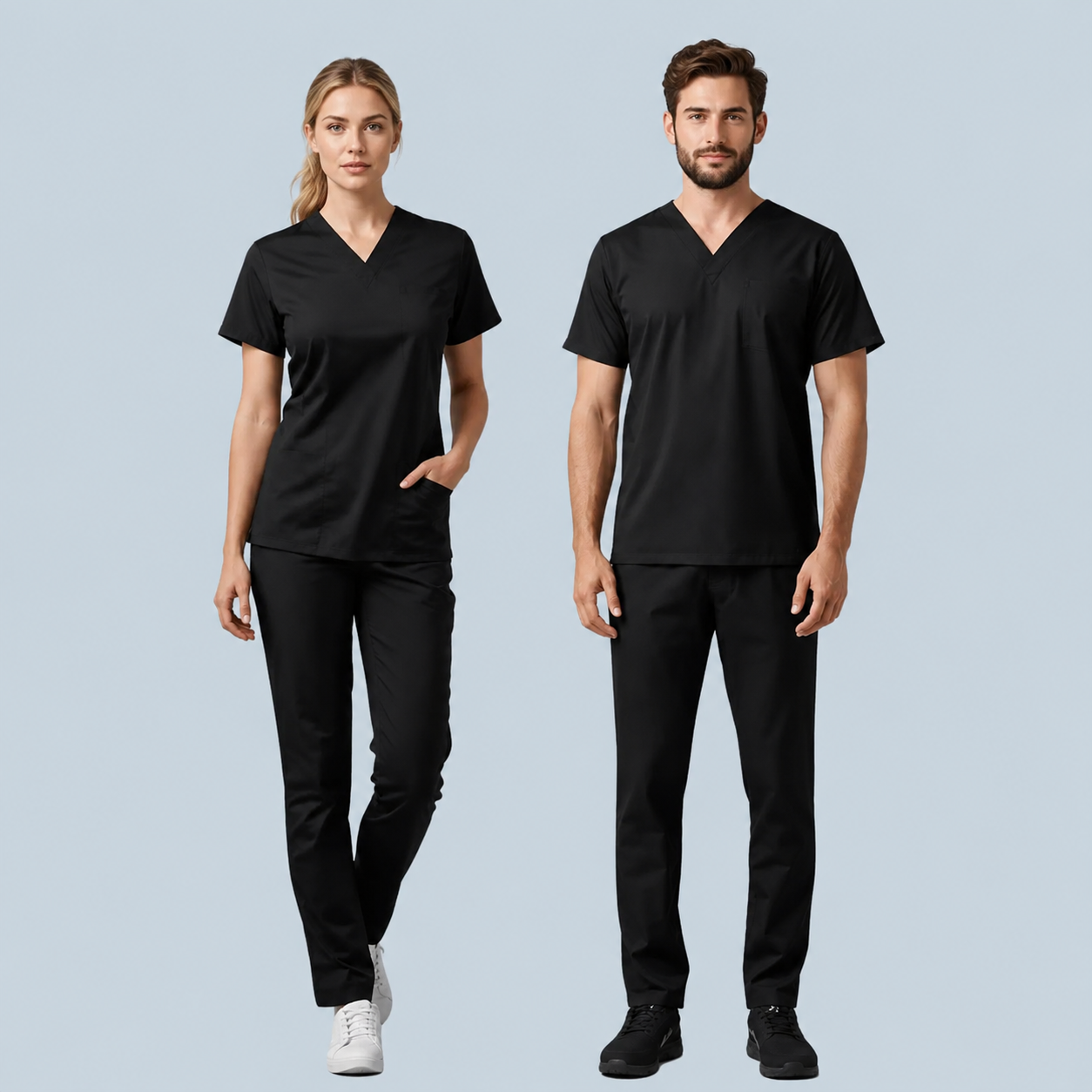 100% Spandex Scrubs, 4-Way Stretch | Men and Women