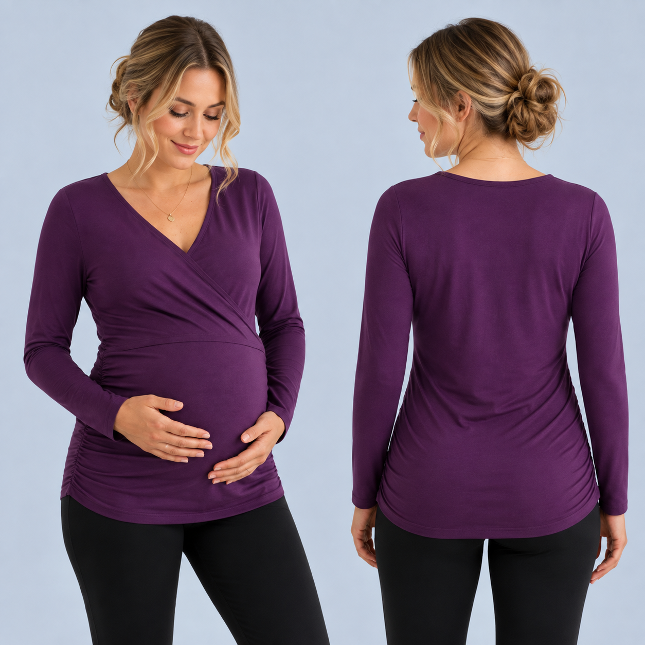 Maternity Overlap Nursing Top